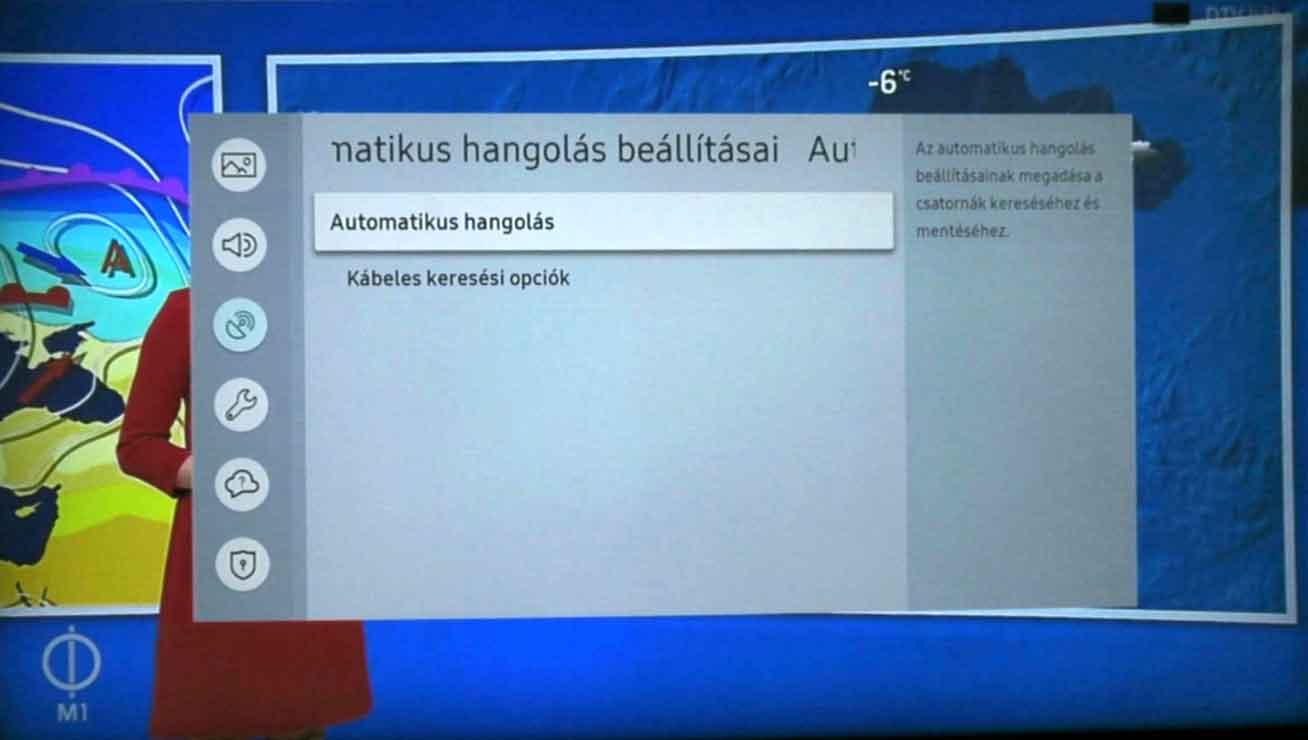 Samsung TV beállítása